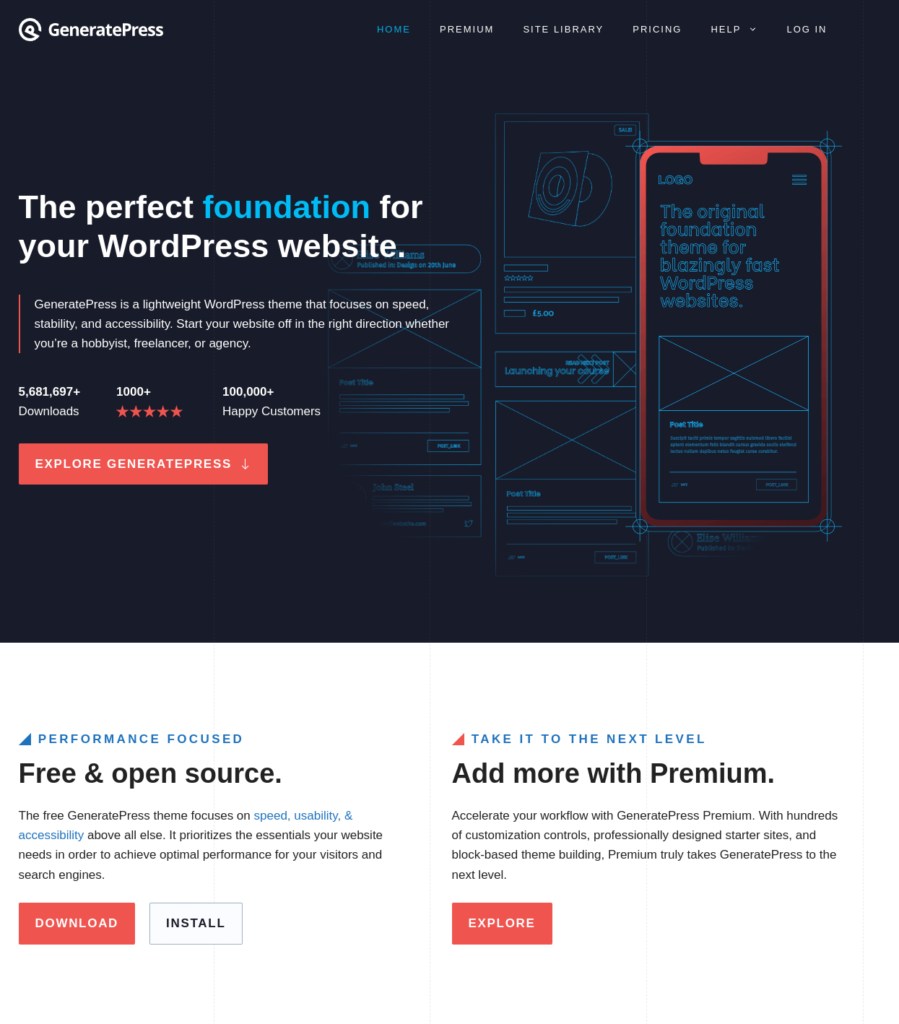 Wordpress-Theme GeneratePress